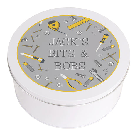 Personalised Bits & Bobs Metal Tin - Storage at Gift Moments