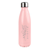 Personalised Floral Pink Metal Insulated Drinks Bottle - Water Bottles at Gift Moments