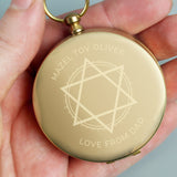 Personalised Bar and Bat Mitzvah Keepsake Compass - Compasses at Gift Moments