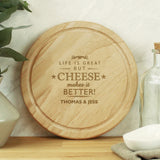 Personalised Life Better Cheese Board: 1 - Cheese Boards By Gift Moments