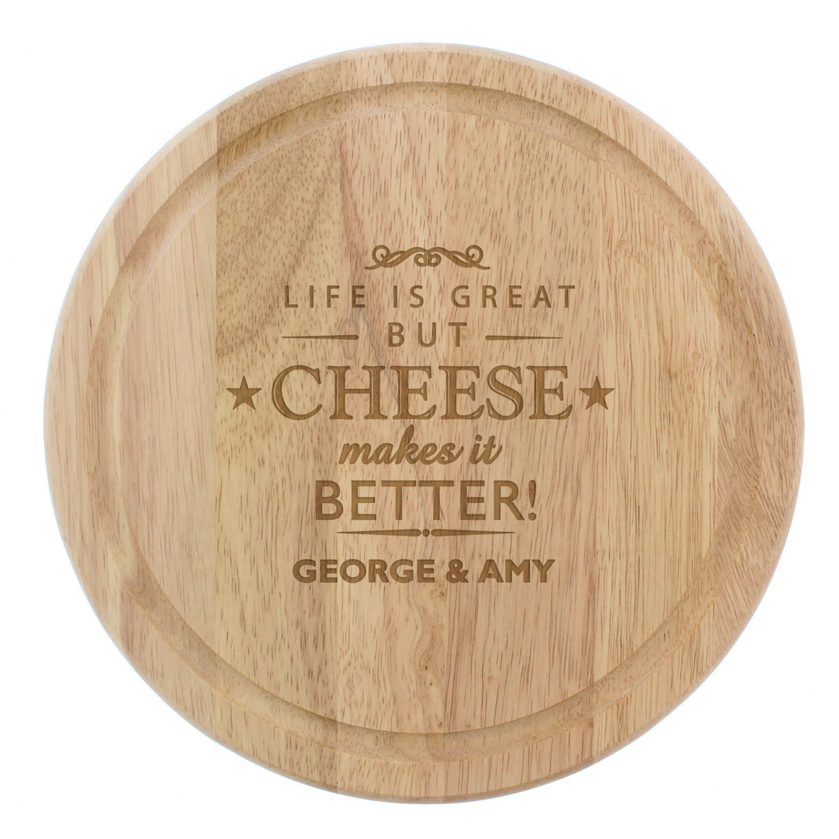 Personalised Life Better Cheese Board: 3 - Cheese Boards By Gift Moments