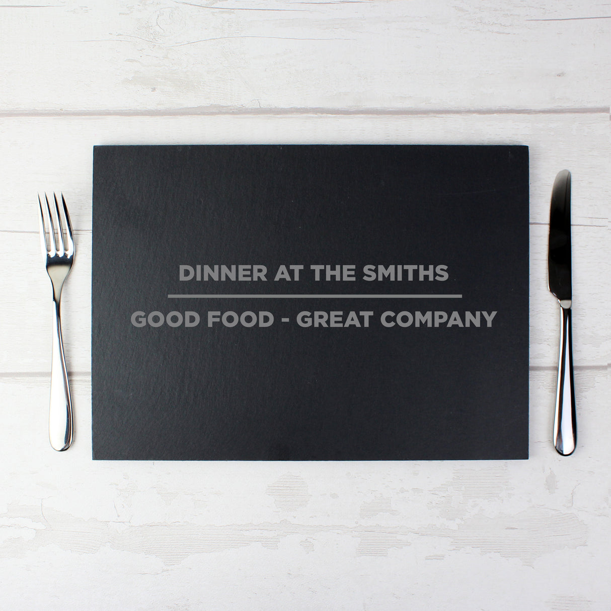 Personalised Classic Slate Rectangle Placemat Default Title - Placemats at Gift Moments