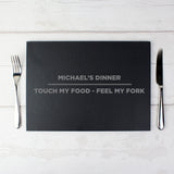 Personalised Classic Slate Rectangle Placemat - Placemats at Gift Moments