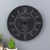 Personalised Slate Clock for Special Moments: 2 - Clocks By Gift Moments