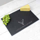 Personalised Stag Slate Placemat - Placemats at Gift Moments