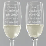 Personalised Celebration Pair of Flutes - Champagne Flutes at Gift Moments