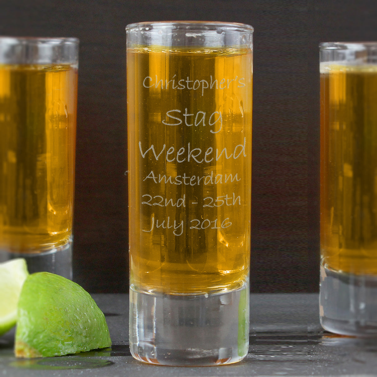 Personalised Engraved Shot Glass - Shot Glasses at Gift Moments