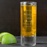 Personalised Engraved Shot Glass - Shot Glasses at Gift Moments