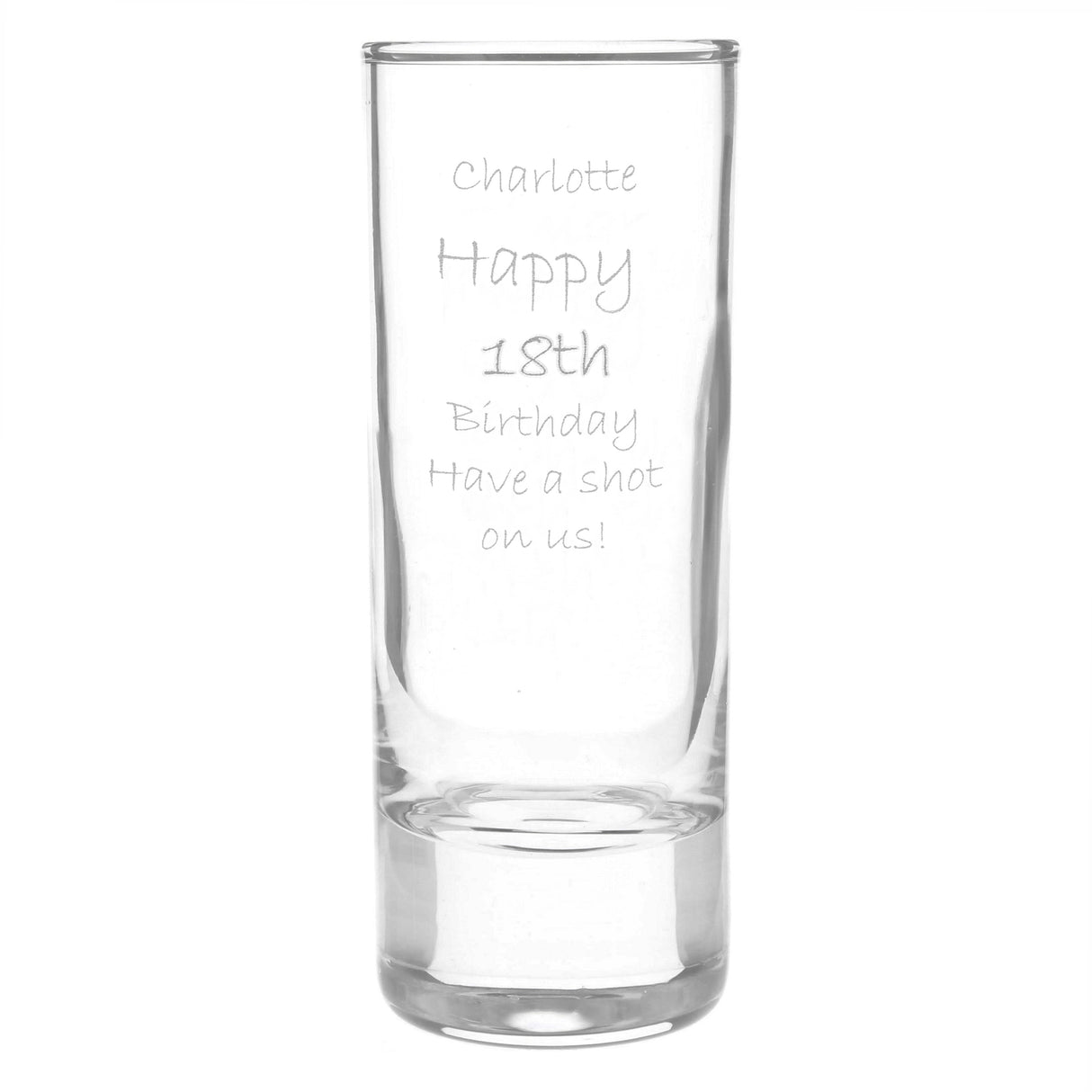 Personalised Engraved Shot Glass - Shot Glasses at Gift Moments