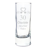 Personalised Birthday Craft Shot Glass Engraved - Shot Glasses at Gift Moments