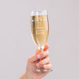 Personalised Birthday Craft Flute Glass Default Title - Champagne Flutes at Gift Moments