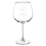 Personalised One Glass Wine Bottle Glass: 4 - Wine Glasses By Gift Moments