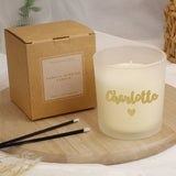 Personalised Gold Name Scented Jar Candle - Candles at Gift Moments