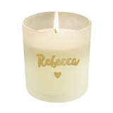 Personalised Gold Name Scented Jar Candle - Candles at Gift Moments