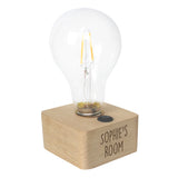 Personalised Free Text LED Bulb Table Lamp - LED Lighting at Gift Moments