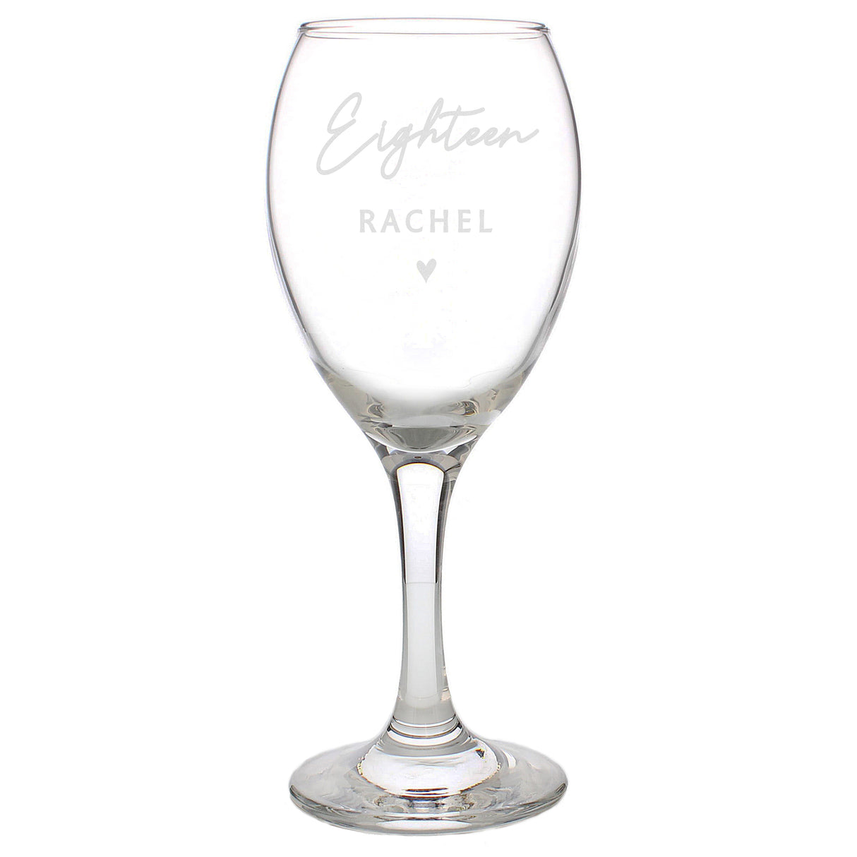 Personalised Big Age Wine Glass Gift: 3 - Wine Glasses By Gift Moments