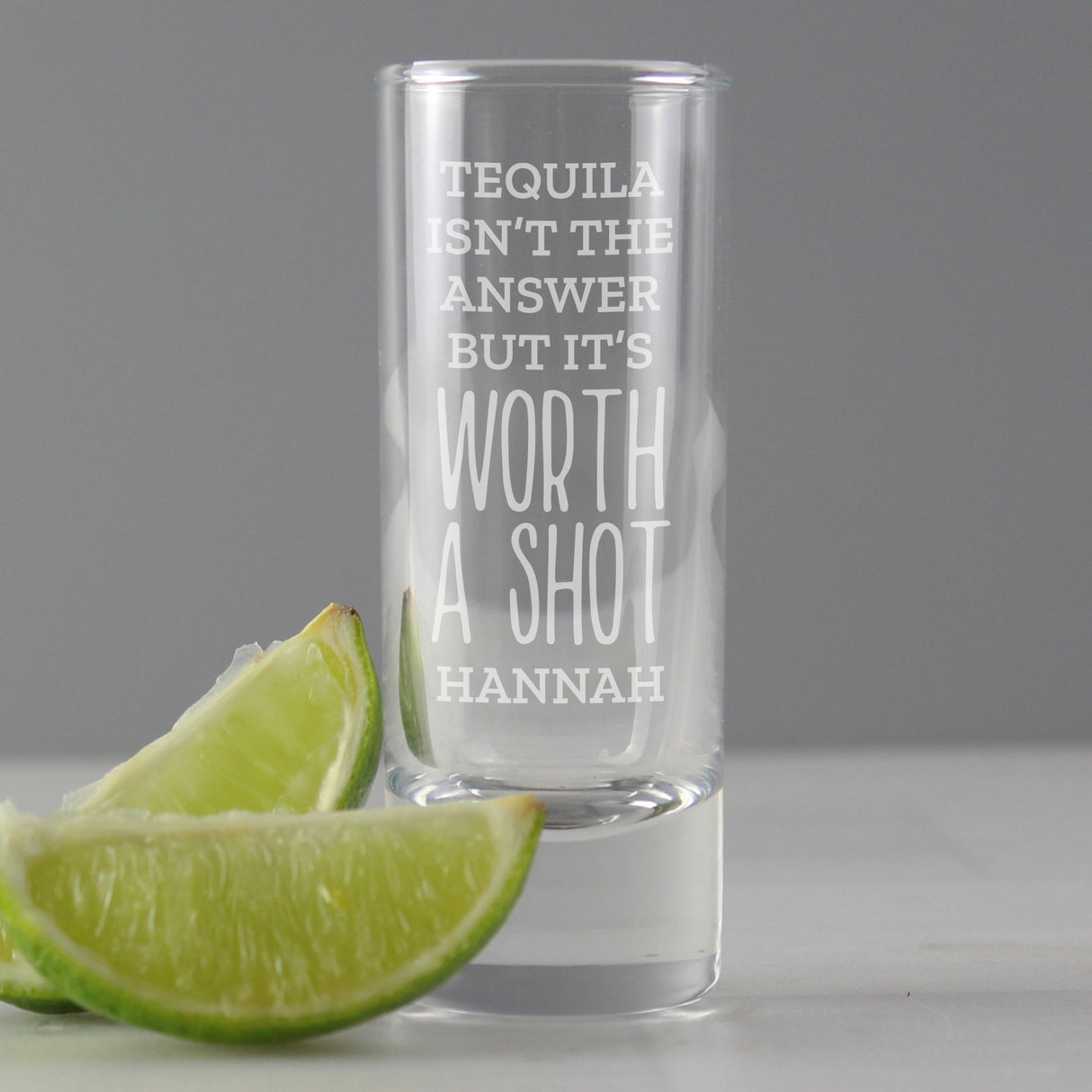 Personalised 'Worth A Shot' Shot Glass Default Title - Shot Glasses at Gift Moments