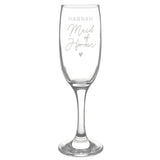 Personalised Maid of Honour Flute Glass - Champagne Flutes at Gift Moments