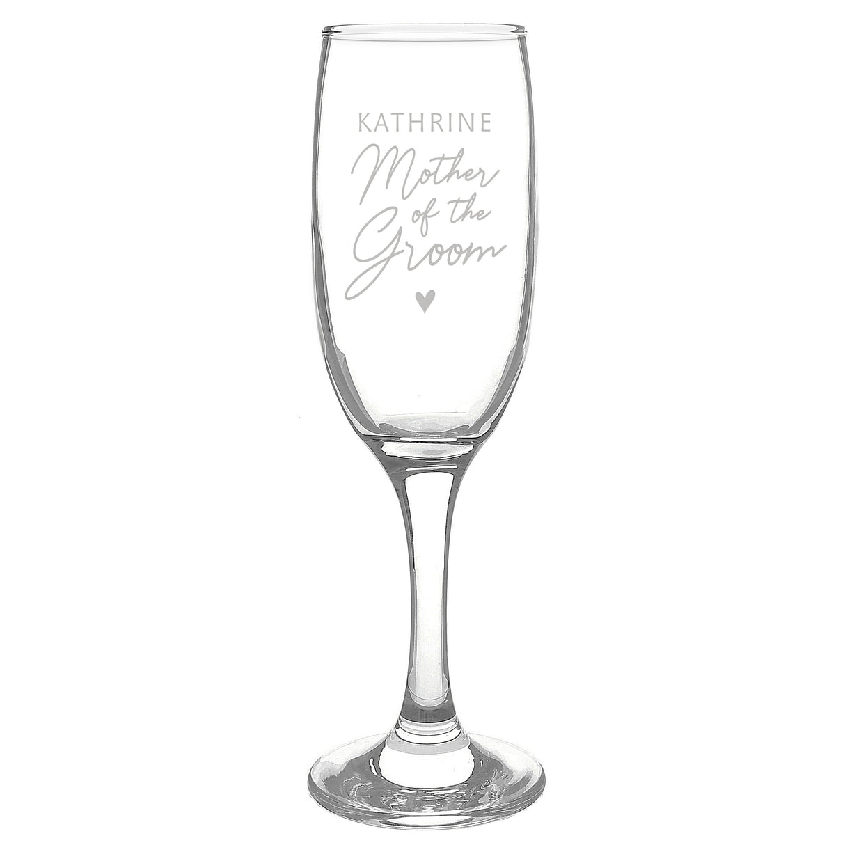 Personalised Mother of the Groom Flute Glass - Champagne Flutes at Gift Moments