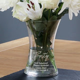 Personalised Big Age Glass Vase - Vases at Gift Moments