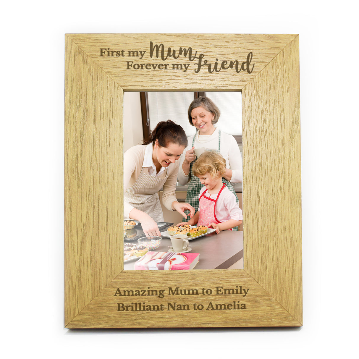 Personalised Mum Photo Frame 4x6: 2 - Photo Frames By Gift Moments