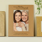 Personalised Mum Photo Frame 5x7 Oak Finish: 2 - Photo Frames By Gift Moments