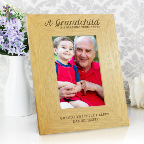 Personalised Grandchild Blessing Photo Frame: 5 - Photo Frames By Gift Moments