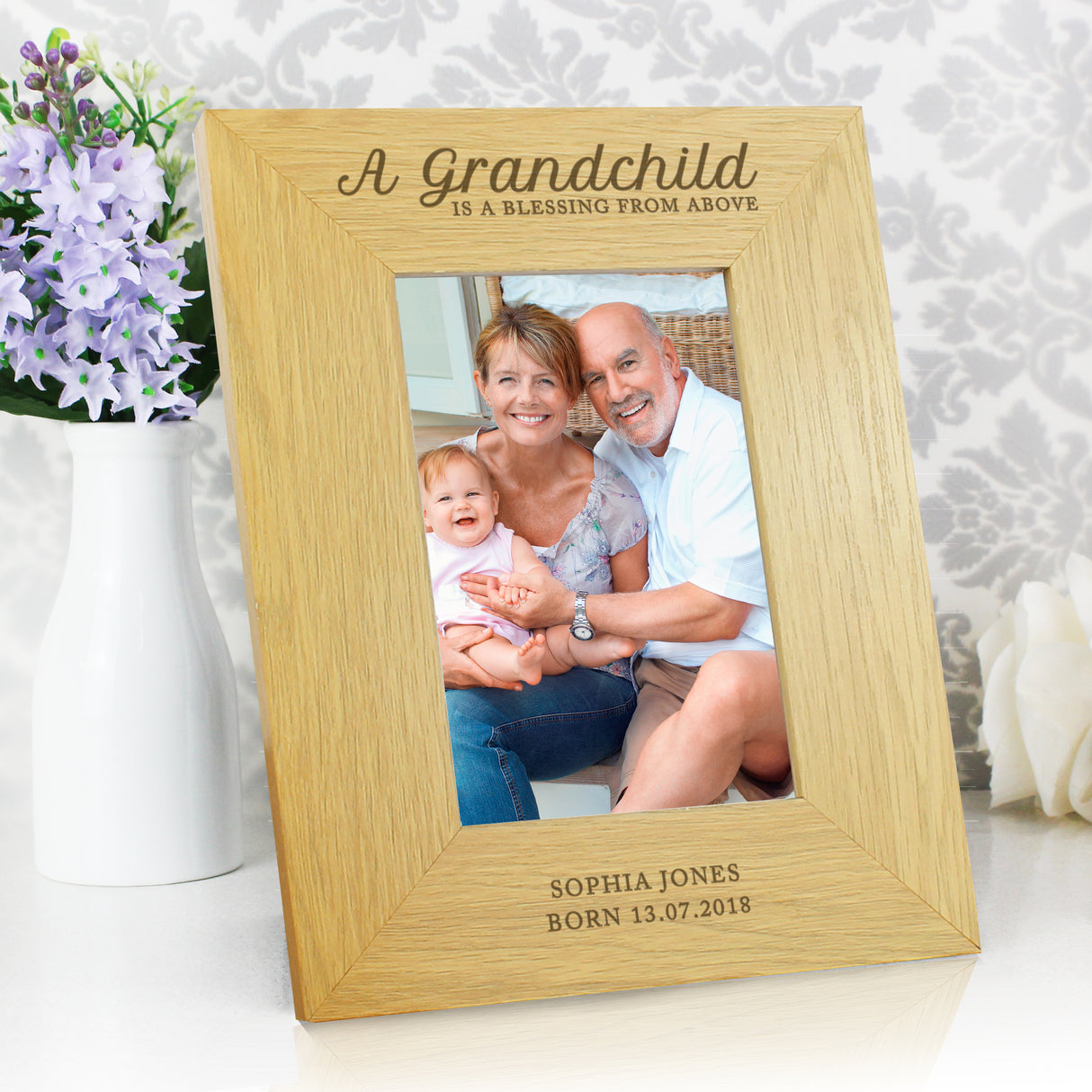 Personalised Grandchild Blessing Photo Frame: 6 - Photo Frames By Gift Moments