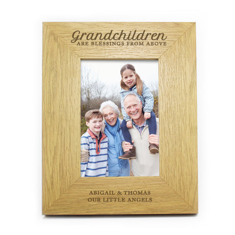 Personalised Grandchildren Blessing Photo Frame: 2 - Photo Frames By Gift Moments