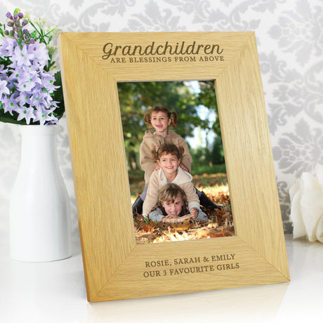 Personalised Grandchildren Blessing Photo Frame: 5 - Photo Frames By Gift Moments