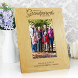 Personalised Best Grandparents Photo Frame 6x4: 1 - Photo Frames By Gift Moments