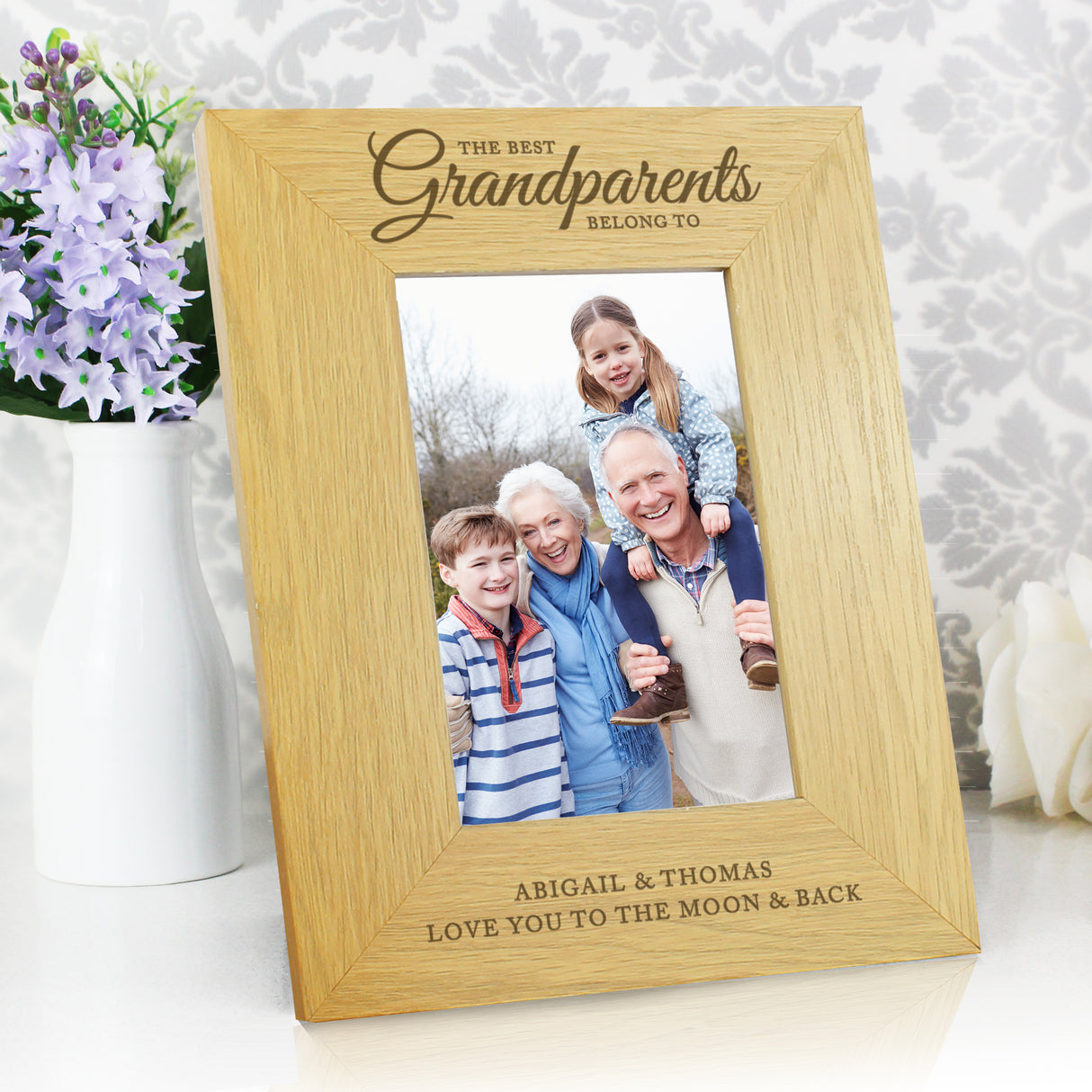 Personalised Best Grandparents Photo Frame 6x4: 4 - Photo Frames By Gift Moments