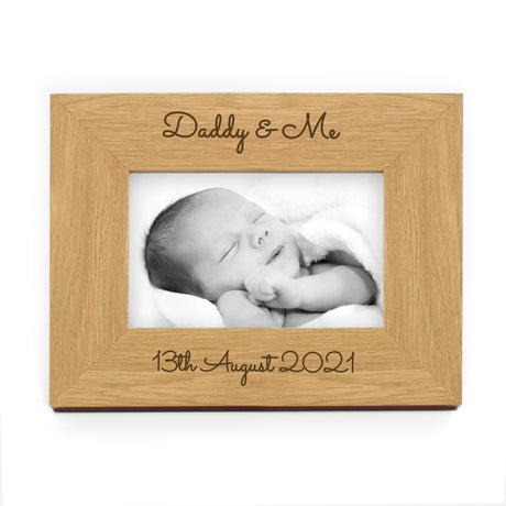 Personalised Free Text 6x4 Wooden Photo Frame - Photo Frames at Gift Moments