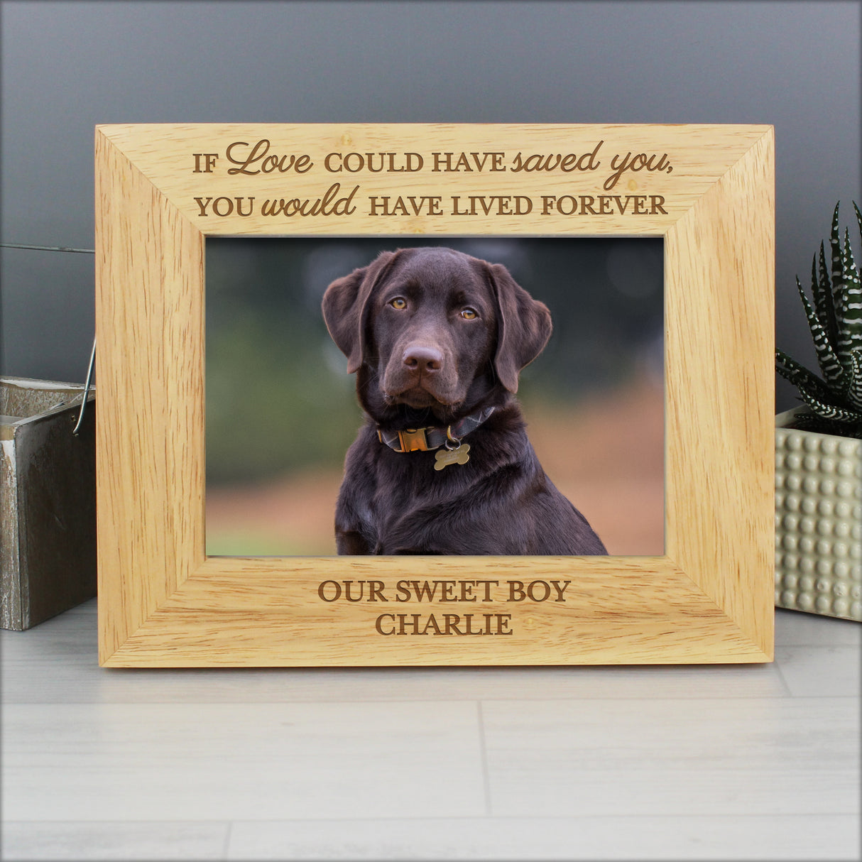 Personalised Pet Memorial 6x4 Photo Frame - Photo Frames at Gift Moments