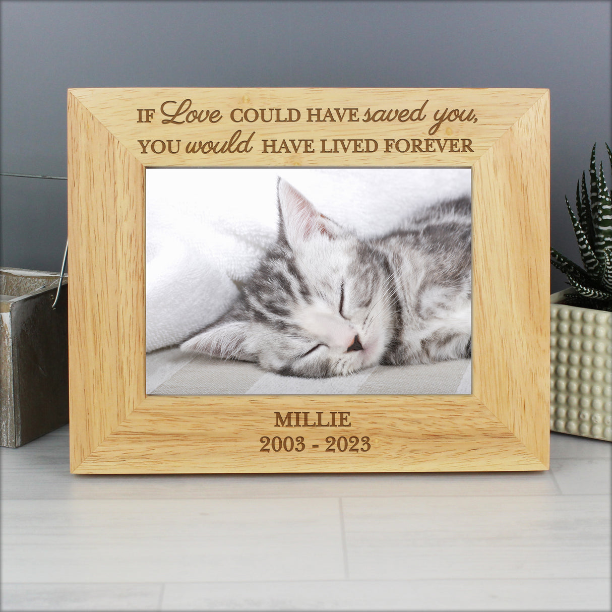 Personalised Pet Memorial 6x4 Photo Frame - Photo Frames at Gift Moments