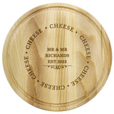 Personalised Cheese Round Chopping Board: 5 - Cheese Boards By Gift Moments