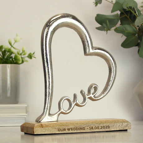 Personalised Love Heart Ornament - Ornaments at Gift Moments