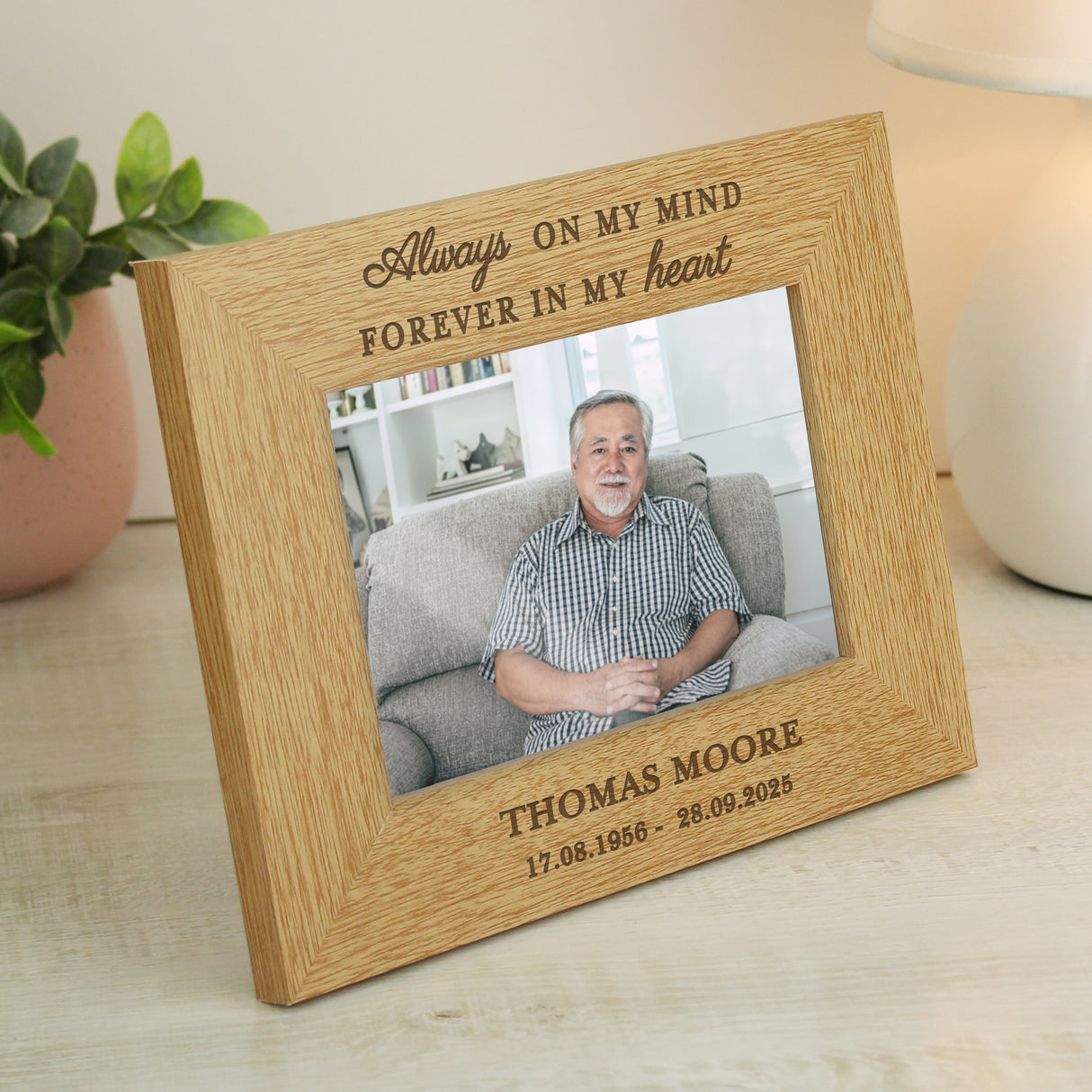 Personalised Memorial Photo Frame 6x4: 1 - Photo Frames By Gift Moments