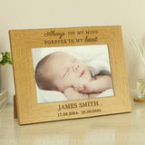 Personalised Memorial Photo Frame 6x4: 2 - Photo Frames By Gift Moments