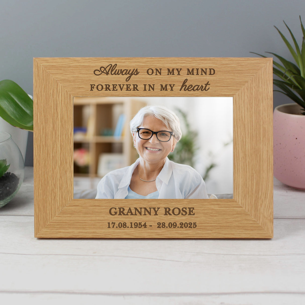 Personalised Memorial Photo Frame 6x4: 6 - Photo Frames By Gift Moments