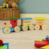 Personalised Wooden Toy Train - Toys at Gift Moments