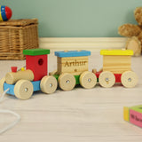 Personalised Wooden Toy Train - Toys at Gift Moments