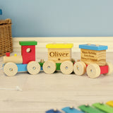 Personalised Wooden Toy Train - Toys at Gift Moments