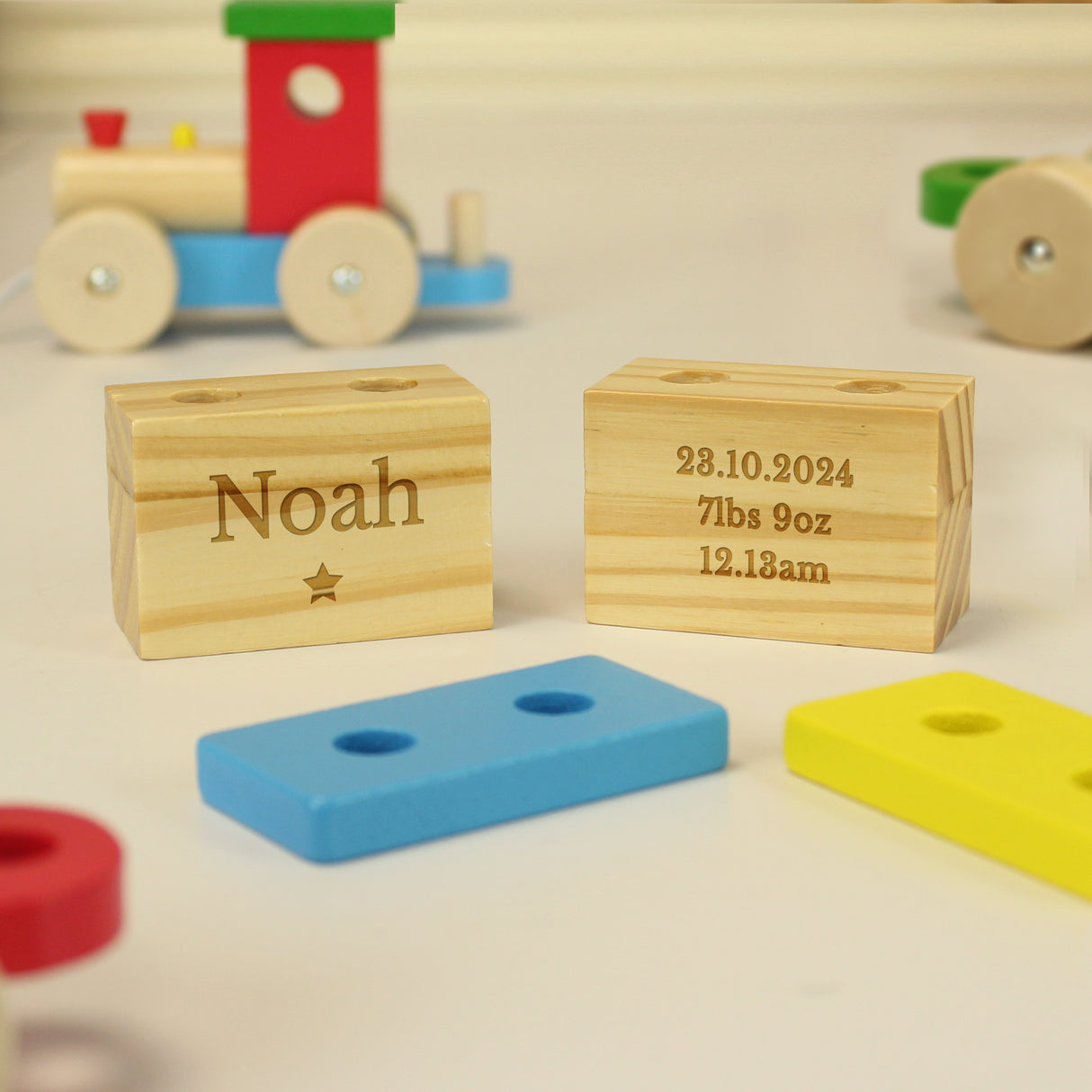 Personalised Wooden Toy Train - Toys at Gift Moments