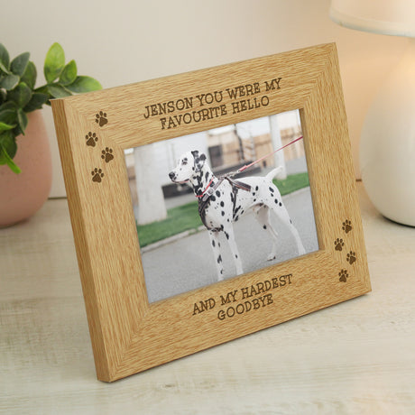 Personalised Pet 6x4 Photo Frame: 2 - Photo Frames By Gift Moments