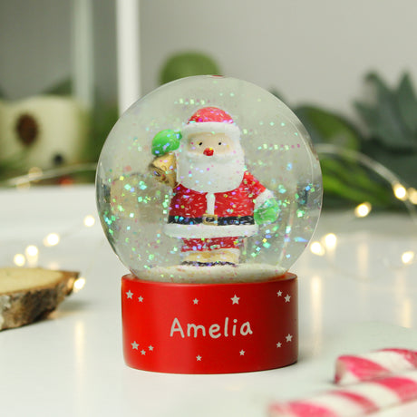 Personalised Santa Snow Globe - Snow Globes at Gift Moments