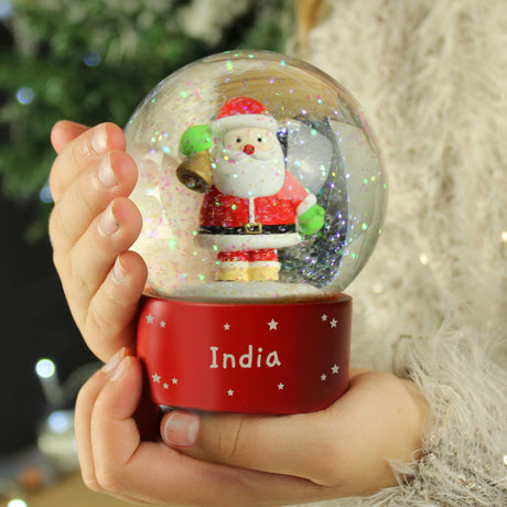 Personalised Santa Snow Globe - Snow Globes at Gift Moments