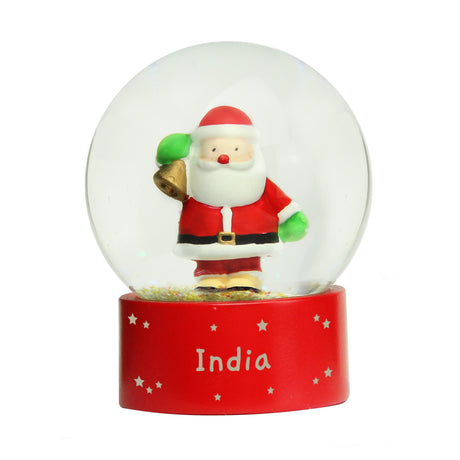 Personalised Santa Snow Globe - Snow Globes at Gift Moments