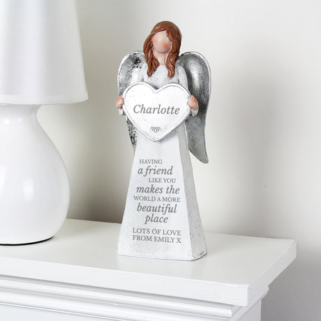 Personalised A Friend Like You Angel Ornament - Ornaments at Gift Moments