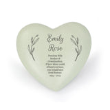 Personalised Free Text Heart Memorial - Memorials at Gift Moments